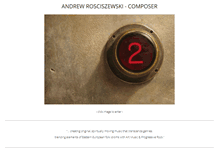 Tablet Screenshot of andrewrosciszewski.com